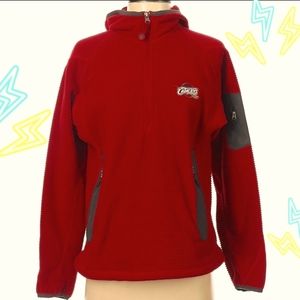 NBA Cleveland Cavaliers Zip Up Hoodie, Wine Red, Size Small